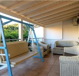 7 bedroom seaside villa with pool, Kassiopi, sleeps 13